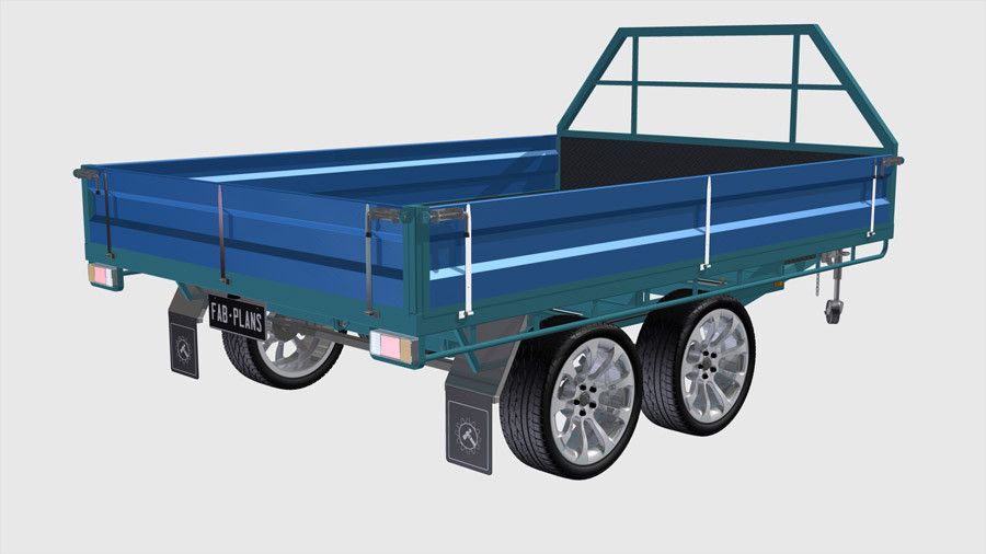 hydraulic tipping trailer