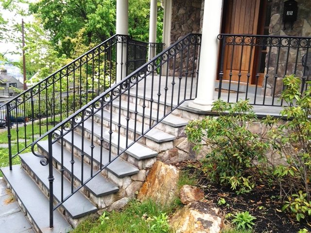 wrought iron stair balustrades